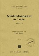 Violinkonzert Nr. 1 G-Dur KWV 13 