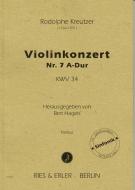 Violinkonzert Nr. 7 A-Dur KWV 34 