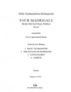 Four Madrigals From The Natural World 