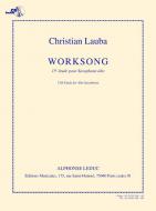 Lauba: Worksong 15e étude pour saxophone alto (livre + cd) - le livre 