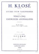 25 Exercises journaliers (Saxophone solo) 