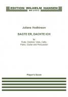 Sagte er, dachte ich 