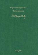 Werkverzeichnis Engelbert Humperdinck 