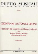 4 Sonaten für Violine und Bc 