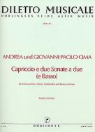 Capriccio e due Sonate a due (e Basso) 