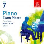 Piano Exam Pieces 2015 & 2016, Grade 7, CD 