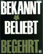 Bekannt, beliebt, begehrt Heft 6 