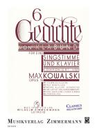 6 Gedichte von Klabund op. 15 