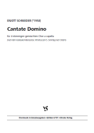 Cantate Domino 