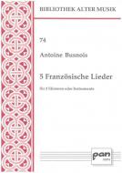 5 Französische Lieder 