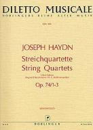 Streichquartette op. 74/1-3 Bandausgabe 