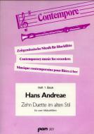 Zehn Duette im alten Stil 