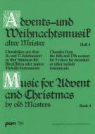 Advents- und Weihnachtsmusik alter Meister Heft 4 