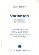 Varianten, ein Dreiton-Stück aus dem Kryptogramm 