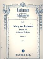 Kadenzen zu gr. Violinkonzerten eine Anthologie, Band 1 Teil 1 op. 61 