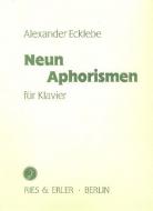 Neun Aphorismen 