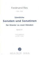 Sämtliche Sonaten und Sonatinen f. Klavier 2ms. Band IV 