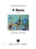 Vier Duos für Flöte und Viola op. 102 