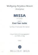 Missa C-Dur nach Cosi fan tutte 