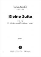 Kleine Suite für Violine und Streichorchester op. 12 