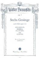 6 Gesänge op. 4 