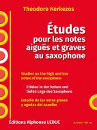 Etüden in der hohen und tiefen Lage des Saxophons 