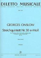 Streichquintett Nr. 30 e-Moll Op. 74 