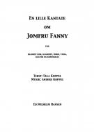 En Lille Kantate Om Jomfru Fanny 