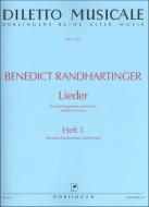 Lieder Heft 1 für mittlere Stimme und Klavier 