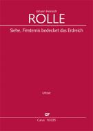 Siehe, Finsternis bedeckt das Erdreich 