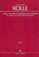 Siehe, Finsternis bedeckt das Erdreich Standard