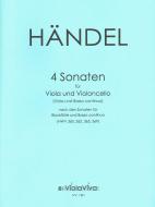 4 Sonaten für Viola und Violoncello 