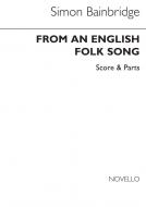 From An English Folk Song 