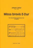 Missa brevis E-Dur 