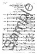 To Mistress Isabel Pennell 