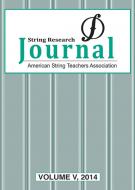 String Research Journal: Volume V, 2014 