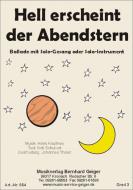 Hell erscheint der Abendstern 