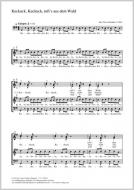 Kuckuck, Kuckuck, ruft's aus dem Wald Standard