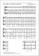 Nun wollen wir singen das Abendlied Standard