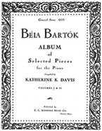 Bela Bartok Album for Piano, Vol. I 
