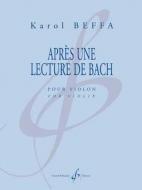 Après une lecture de Bach? 