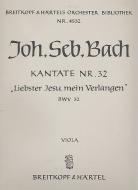 Kantate Nr. 32 "Liebster Jesu, mein Verlangen" für Soli (SB), Chor (SATB) und Orchester BWV 32 (1. Sonntag nach Epiphanias) 