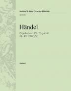 Orgelkonzert Nr. 3 g-moll op. 4/3 HWV 291 