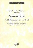 Concertatio für Blechbläserquintett und Orgel (B.c.) 