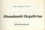Abendmahl-Orgeltrios 