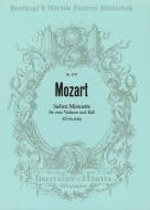 7 Menuette mit Trio KV 65a 