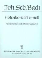 Konzert in e-moll BWV 1059R 