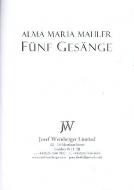 Fünf Gesänge 