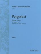 Stabat Mater für Sopran, Alt, Streicher und Basso continuo 