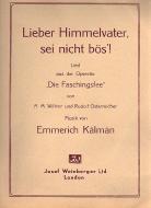 Lieber Himmelvater sei nicht bös' 